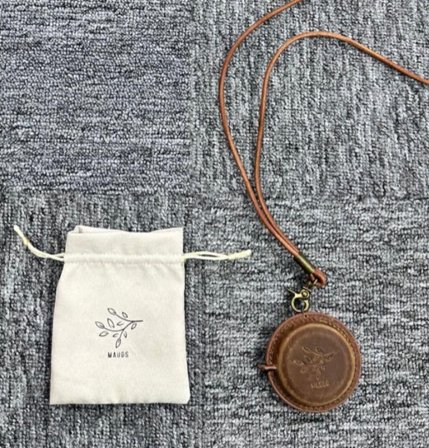 Mauds Målebånd skinn m/snor, 1,5m