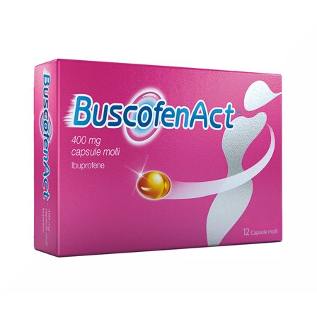 BuscofenAct 400 mg Con Ibuprofene Analgesico Contro Dolori Forti