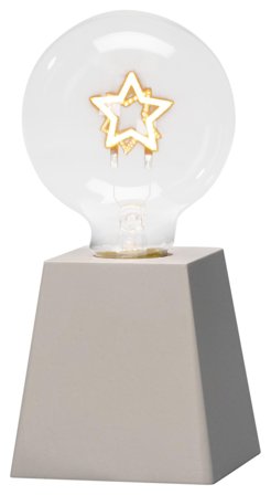 Konstsmide 1813-200 Dekorationsbelysning trä, stjärnmotiv, Belysning