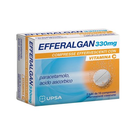 Efferalgan 20 Compresse Effervescenti 330+200mg