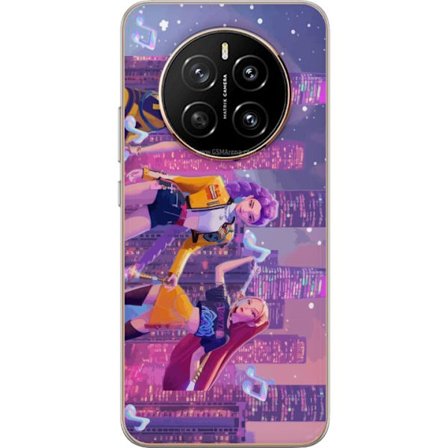 Yhteensopiva Puhelinkuori Honor Honor Magic7 Tulevaisuutta ennakoiva K-Pop Demon Hunters tyttöryhmän kuvitus neonkaupungin popkulttuuriestetiikalla