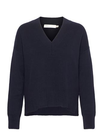 Tenleyiw V-Neck Pullover Blue InWear