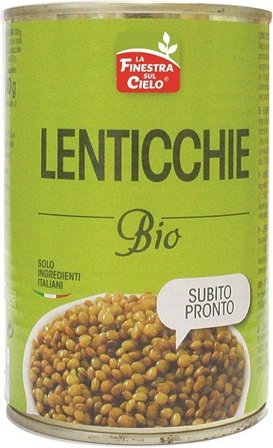 La Finestra Sul Cielo Lenticchie Pronte Bio 400g