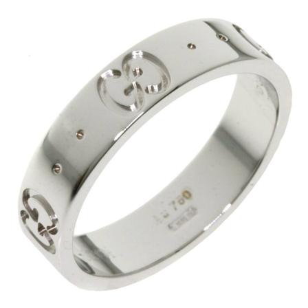 Gucci Vintage Rings , Grijs , Dames , Maat: ONE Size