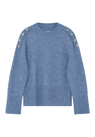 DAY Birger et Mikkelsen Silma - Cozy Days Stickat Dam Blå M