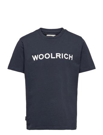 Logo T-Shirt Blue WOOLRICH
