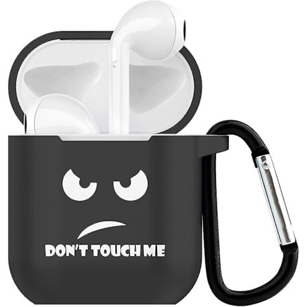 Silikonfodral Kompatibelt Med Airpods 1 Och 2, Airpods Stötskyddande Fodral