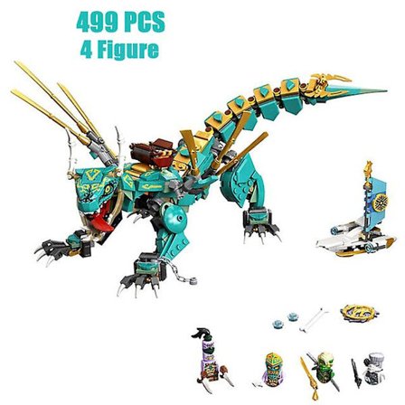 Nytt Phantom Ninja Dragon Skip Modell Byggeklosser Soldater Figurer Båtklosser Kreativ Ekspert Barneleker For Gutter Barn - Klosser -