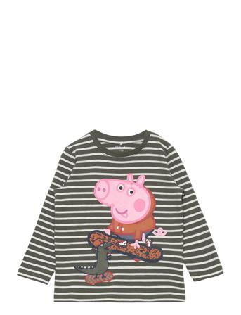 Nmmjum Peppapig Ls Top Pep Langærmet T-shirt Multi/mønstret Name It