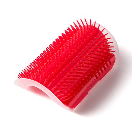 Blød katteplejebørste, hjørneplejebørste til katte, selvplejebørste til både lang- og korthårede katte og hunde