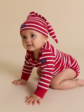 Body Gestreift - 80 - kinderbekleidung - red - Polarn O. Pyret