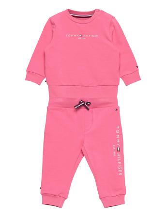 Baby Essential Set Sets Sweatsuits Vaaleanpunainen Tommy Hilfiger