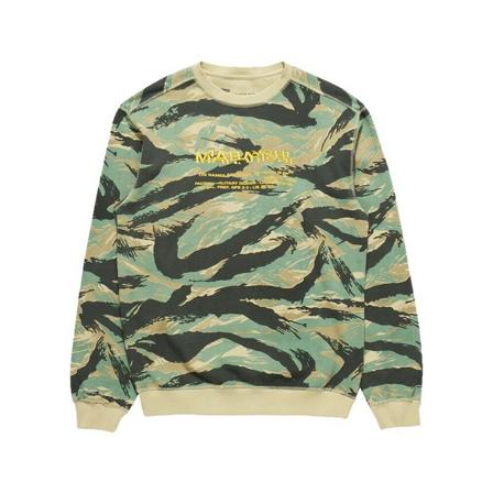 Maharishi, Sweatshirts Groen, Heren, Maat:L,Katoen,print
