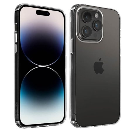 Coque iPhone 14 Pro Max - Silikongel - Flexibel - Ultra-tunn 0.3mm - Transparent - Mjuk