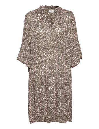 Kaberna Amber Dress Dresses Cocktail Dresses Multi/mønstret Kaffe