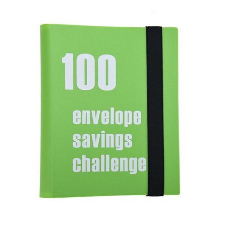 100 Dages Par Udfordring Binder Budget Binder GRØN