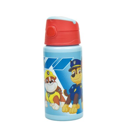 Paw Patrol Forever aluminiumflaska med krok 500 ml