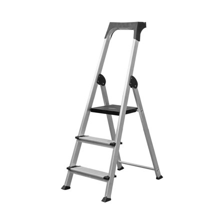 WONDAY Trappstege 3 steg aluminium - Lyreco - Skyddsutrustning - Verktyg och underhållsprodukter - Stegar