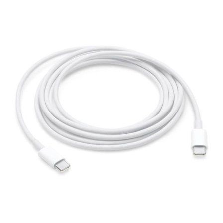 Data kabel - USB-C / USB-C - 1 meter - Hvid - Kompatibel med alle telefoner