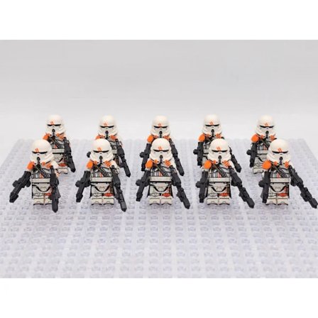 Star Wars Fas 2 212. Ilmassa toimiva kloonisotilas laskuvarjojääkäri mukautetut minihahmot