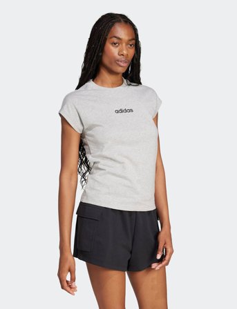 adidas Sportswear W Lin Sj T - Grey - S