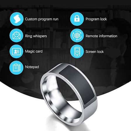 Ringe NFC Mobiltelefon Smart Ring Rustfrit Stål Ring Trådløs Radiofrekvens Kommunikation Vandmodstand Smykker