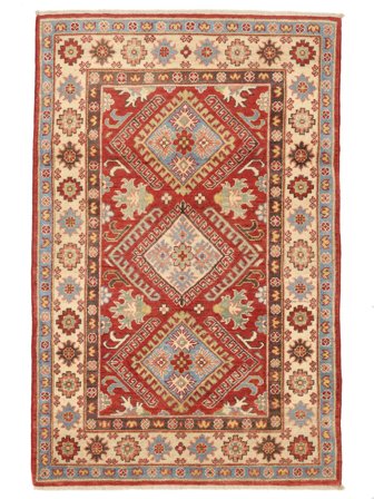 Dywan Kazak Fine 97X147 (Wełna, Afganistan)