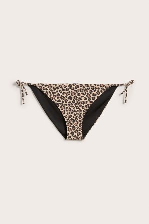 Kappahl | Leopardmønstret bikinitruse Beige L | Beige