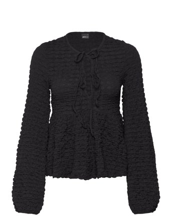 Gina Tricot Boho Top - Black - XS