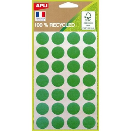 100 % återvunna gröna pellets Ø 15 mm 168 st.