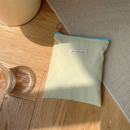 Kosmetikväska Canvas Myntväska GUL TYP A TYP A