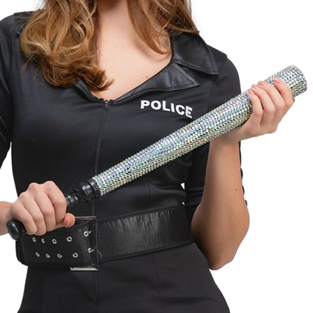 Politibatong med Strass