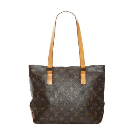 Louis Vuitton Vintage, Pre-owned Cabas Piano Monogram Tote Bag Bruin, Dames, Maat:ONE Size,Canvas