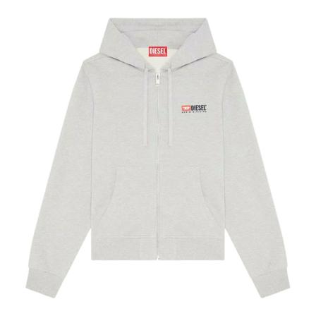 Diesel Zip-throughs , Grijs , Heren , Maat: XL Hoodies & sweatvesten