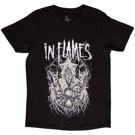 In Flames Unisex Vuxen Buried In Time Tryck på Ryggen T-Shirt XXL Bl