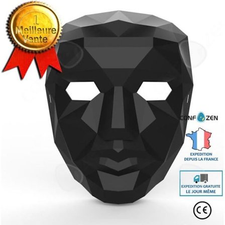 CONFO Maske Squid Game-BOSS Maske Cosplay Maske Maske BOSS Punainen Vartija Maske Squid Peli Sama Kasvo Maske Musta BOSS Maske Hal