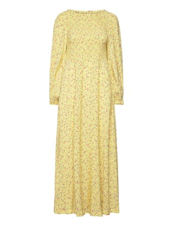ROTATE Birger Christensen | Light Jacquard Maxi Dress | 34