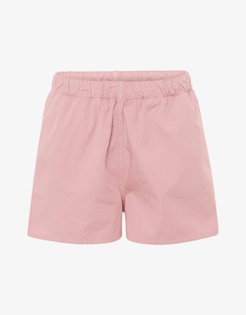 Women Organic Twill Shorts - Faded Pink L