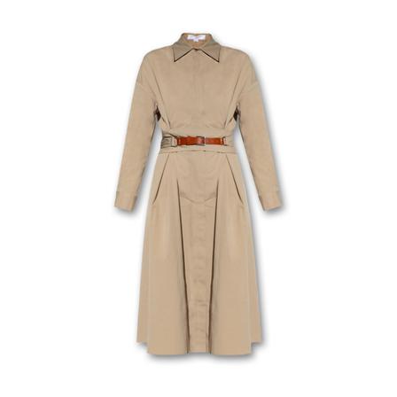 Michael Kors, Shirt dress Beige, Dames, Maat:S,Katoen