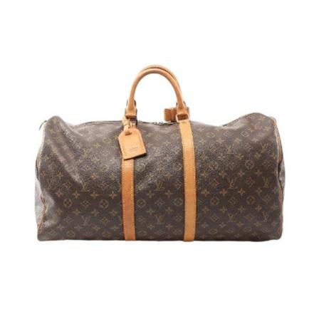 Louis Vuitton Vintage, Pre-owned Leather louis-vuitton-bags Bruin, Dames, Maat:ONE Size