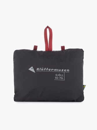 Klättermusen Gjöll Regenschutz 55–75L - Raven - Unisex - One Size