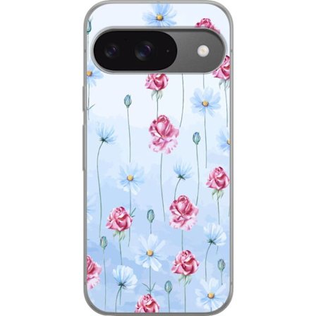Kompatibel Mobilcover til Google Pixel 9 Pro Petal Reverie Sky Blue