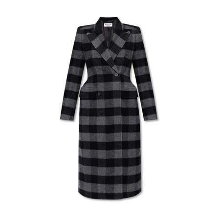 Balenciaga Hourgl Jas , Grijs , Dames , Maat: S Parka Jassen