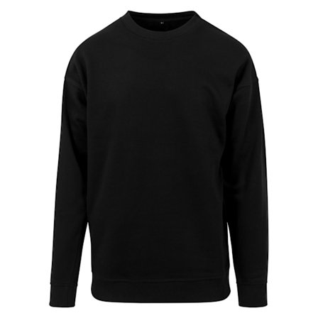 Build Your Brand Herr Crew Neck Enfärgad Sweatshirt XL Svart