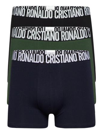 Cr7 Basic, Trunk, 3-Pack Boksershorts Svart CR7