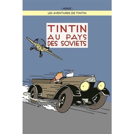 Poster - Tintin au pays de Soviets - Tintin i Sovjet