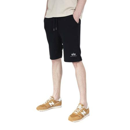 Alpha Industries, Spodenki Basic SL Foil Print Czarny, Mężczyzna, Rozmiar: M