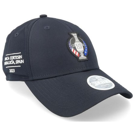 New Era - Blå adjustable Keps - Womens Fw Poly 9FORTY Solheim Cup Navy Adjustable @ Hatstore