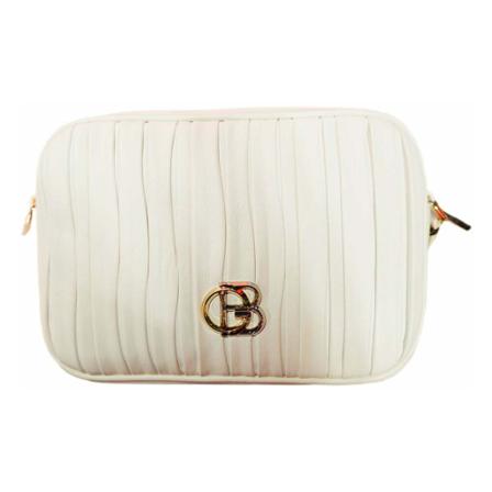 Baldinini, Bianco Calfskin Crossbody Bag Biały, Kobieta, Rozmiar: ONE Size