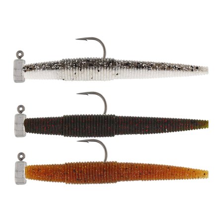 Westin Ned Worm R 'N R 7cm, 2,5g (3-Pack) - Clear Water Mix